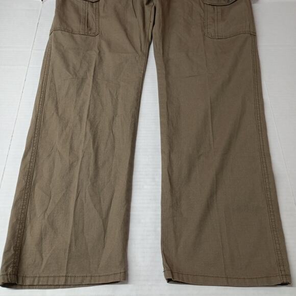 Wrangler Heritage Relaxed Fit Ripstop Cargo Pants Men's 38x34 Khaki Relaxed Fit - Picture 3 of 7